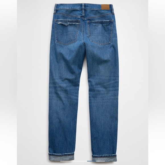 American Eagle 🦅 Ripped Low-Rise Ex-Boyfriend Jeans - Picture 4 of 11